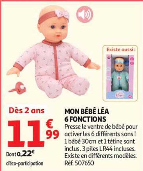 MON BÉBÉ LÉA 6 FONCTIONS