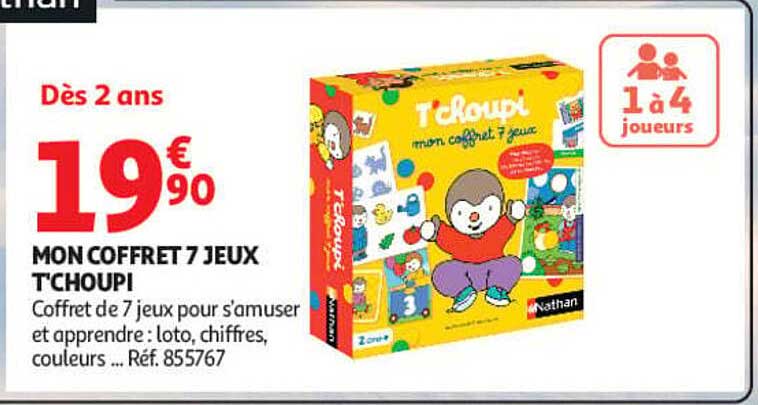 MON COFFRET 7 JEUX T'CHOUPI