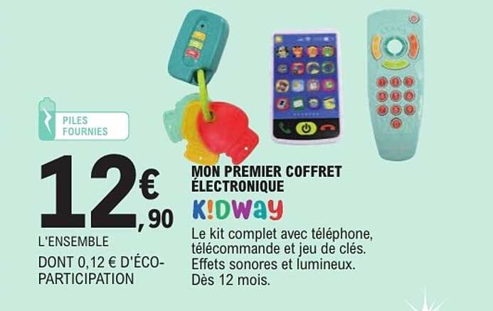 MON PREMIER COFFRET ÉLECTRONIQUE KIDWAY