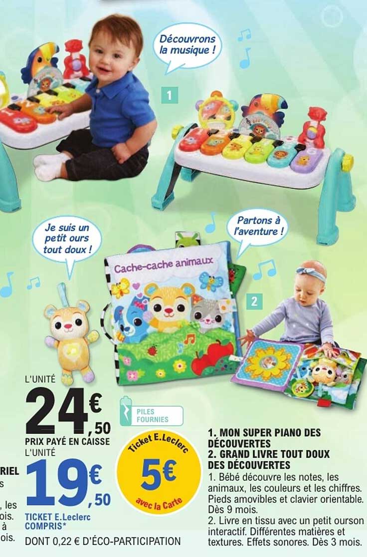Mon super piano des découvertes
