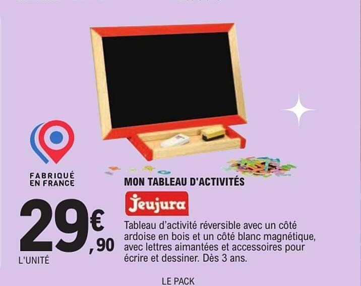 MON TABLEAU D'ACTIVITÉS