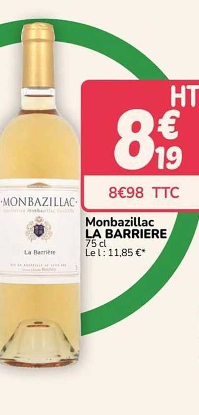 Monbazillac LA BARRIERE 75 cl