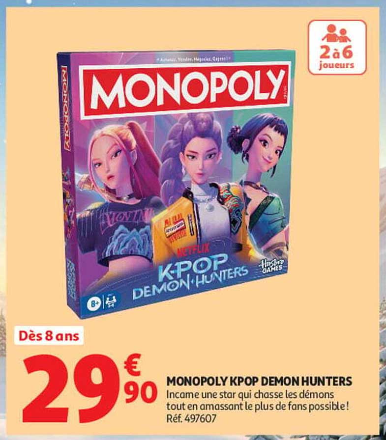 MONOPOLY KPOP DEMON HUNTERS