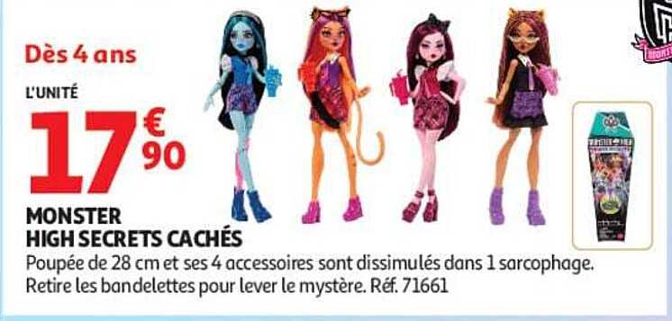 MONSTER HIGH SECRETS CACHÉS