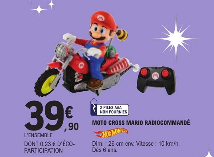 MOTO CROSS MARIO RADIOCOMMANDÉ