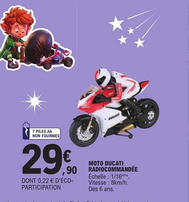MOTO DUCATI RADIOCOMMANDÉE