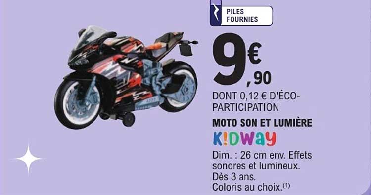 MOTO SON ET LUMIÈRE KIDWAY