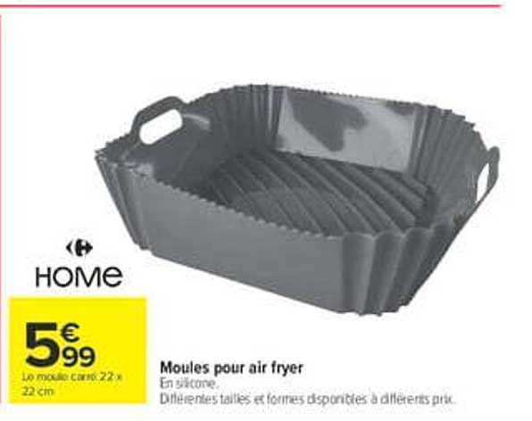 Moules pour air fryer