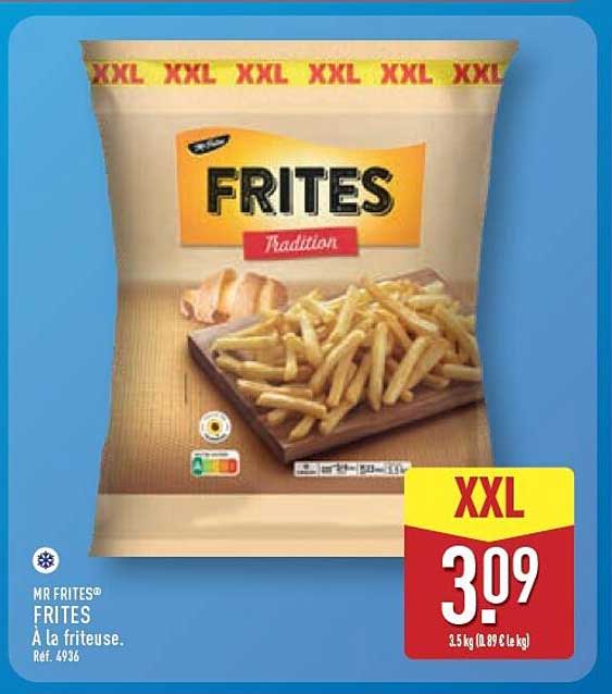 MR FRITES® FRITES À LA FRITEUSE.