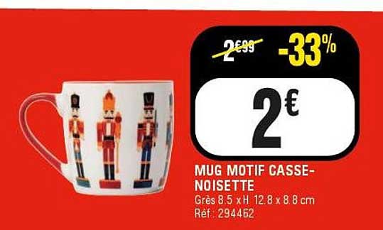 MUG MOTIF CASSE-NOISETTE