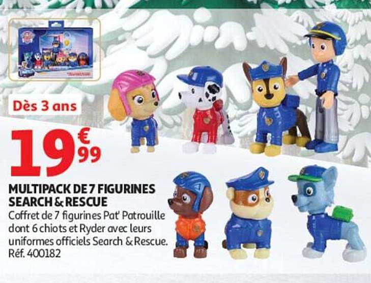 MULTIPACK DE 7 FIGURINES SEARCH & RESCUE