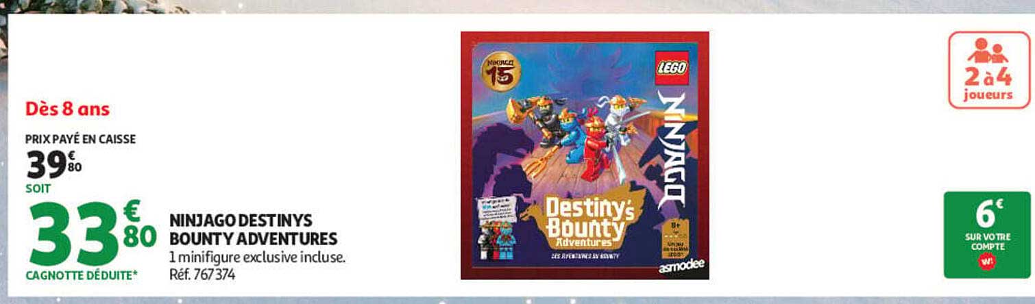 NINJAGO DESTINY'S BOUNTY ADVENTURES