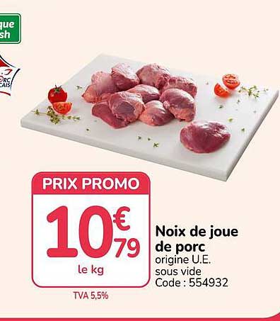 Noix de joue de porc