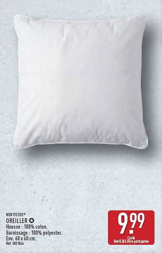 NOVITESSE® OREILLER