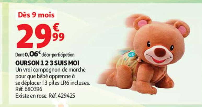 OURSON 1 2 3 SUIS MOI