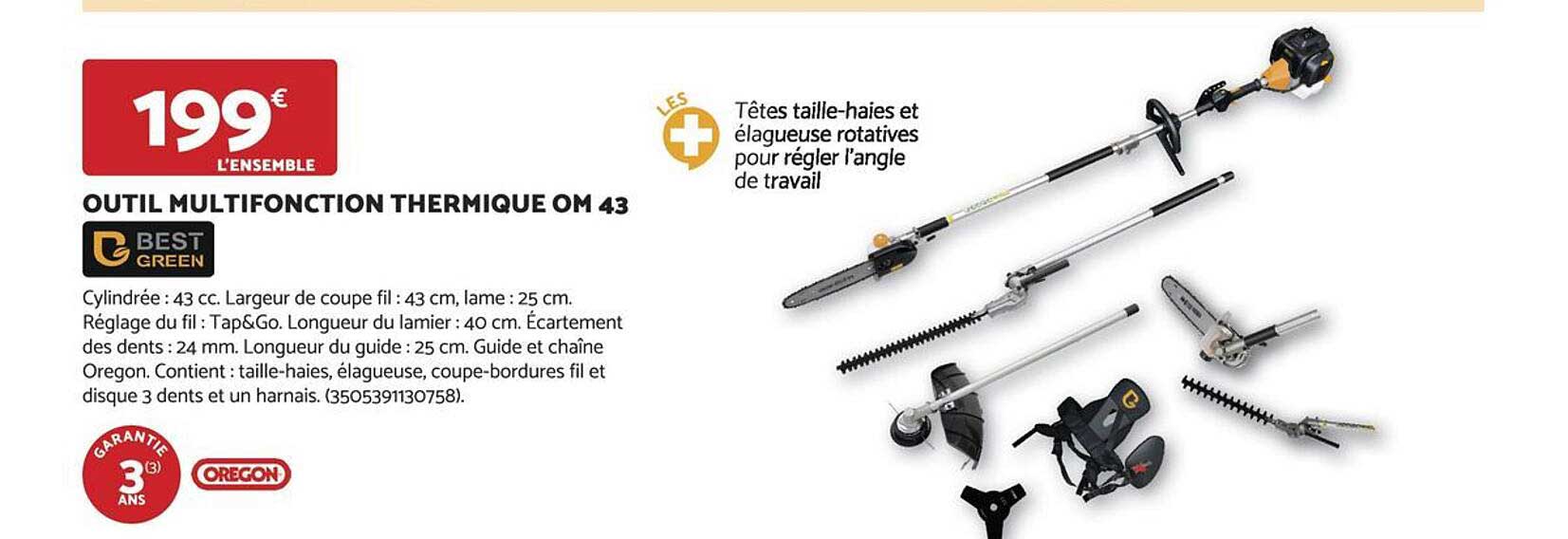 OUTIL MULTIFONCTION THERMIQUE OM 43