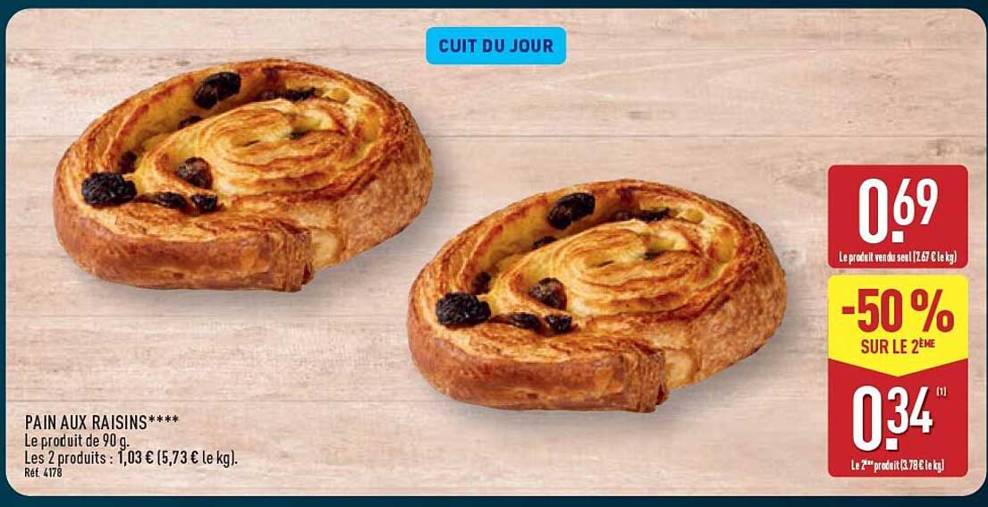 PAIN AUX RAISINS****