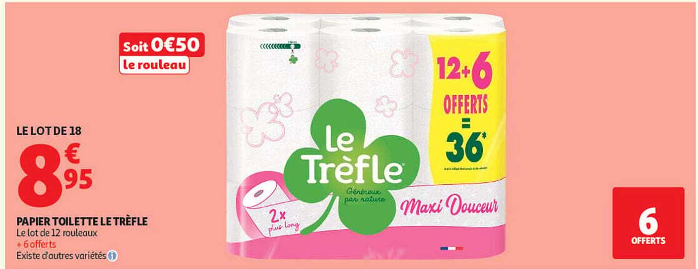 PAPIER TOILETTE LE TRÈFLE