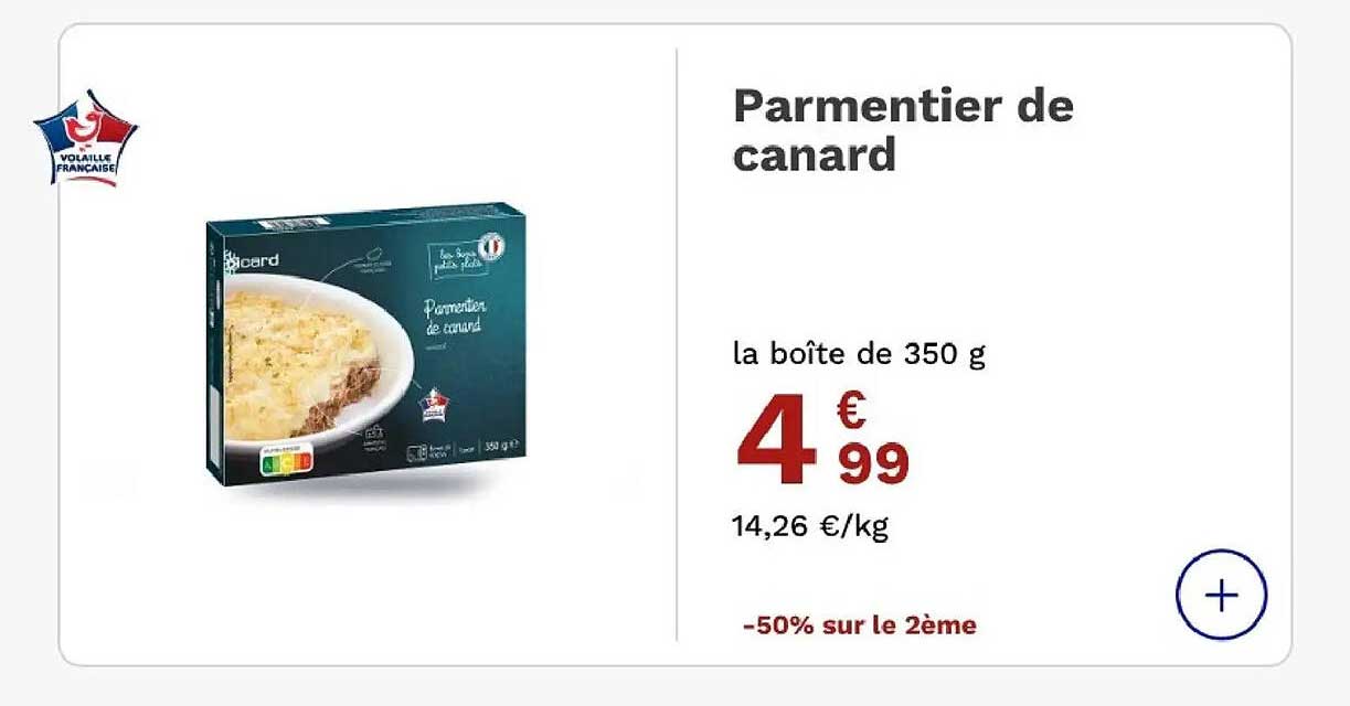Parmentier de canard