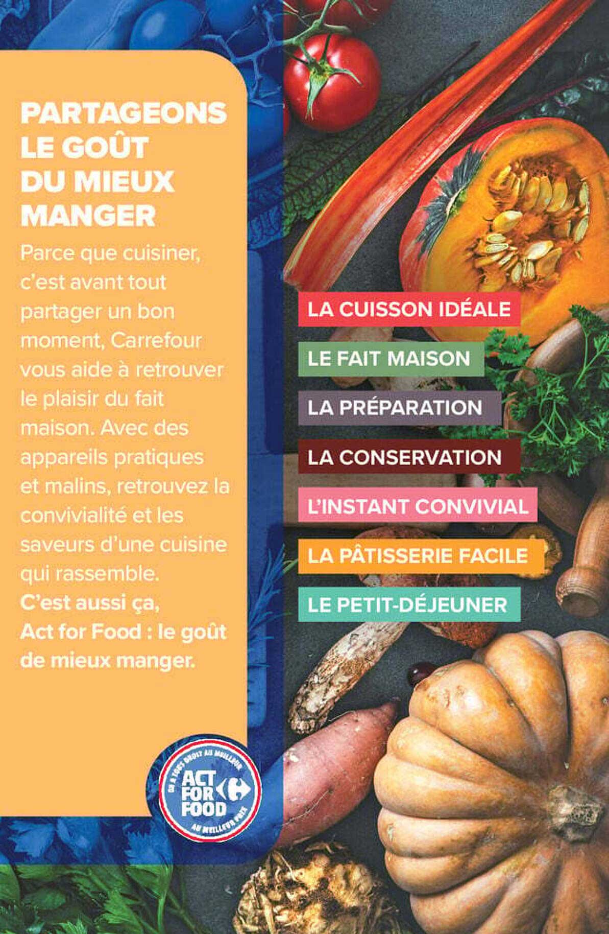 PARTAGEONS LE GOÛT DU MIEUX MANGER