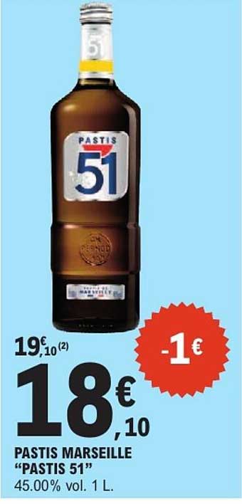 PASTIS MARSEILLE “PASTIS 51”