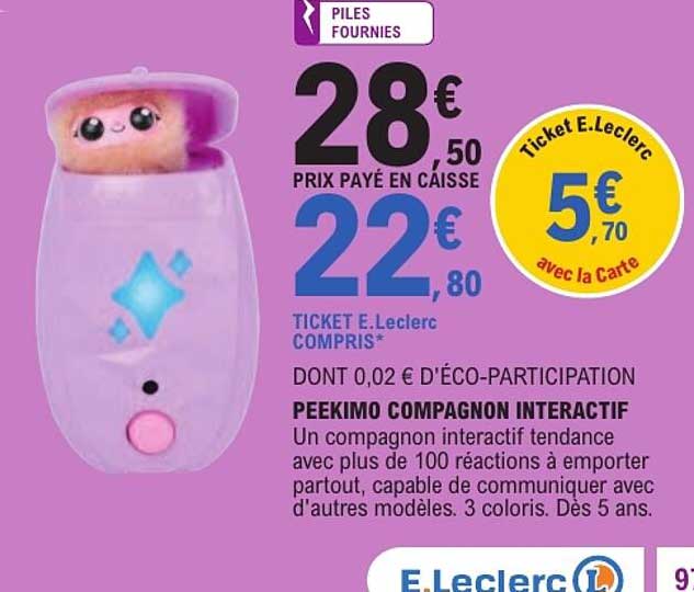 PEEKIMO COMPAGNON INTERACTIF