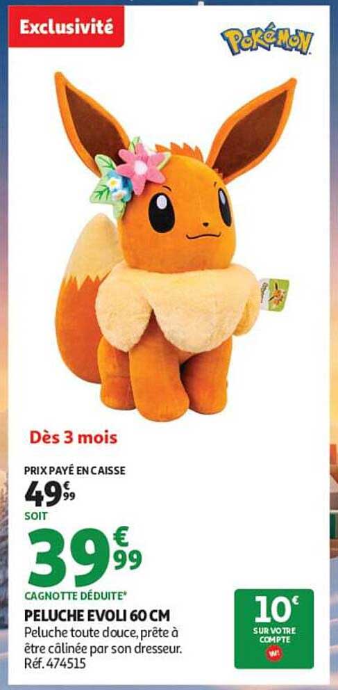 PELUCHE EVOLI 60 CM