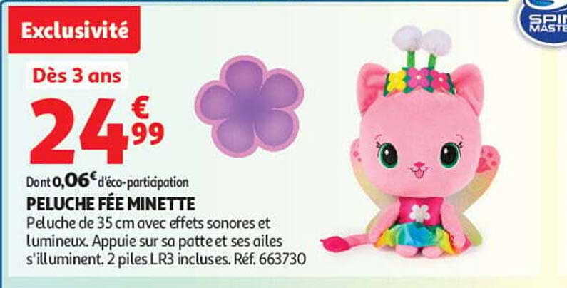 PELUCHE FÉE MINETTE