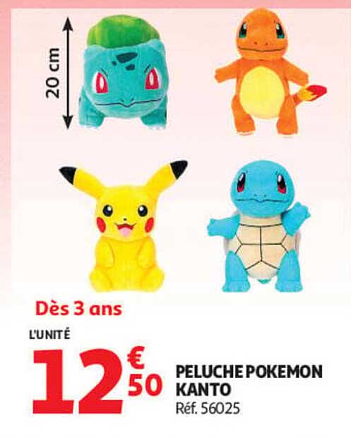 PELUCHE POKEMON KANTO