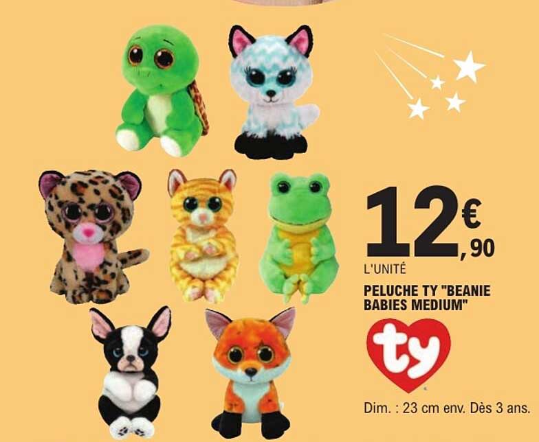 PELUCHE TY "BEANIE BABIES MEDIUM"