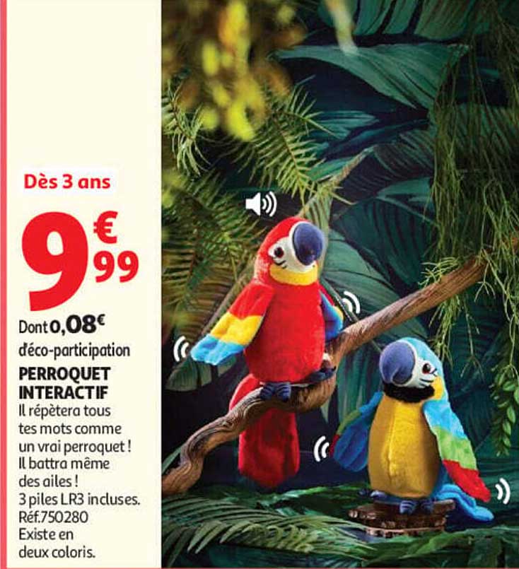 PERROQUET INTERACTIF