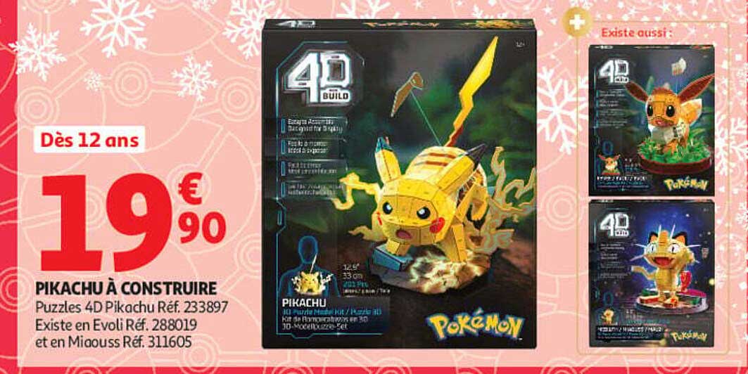 PIKACHU À CONSTRUIRE