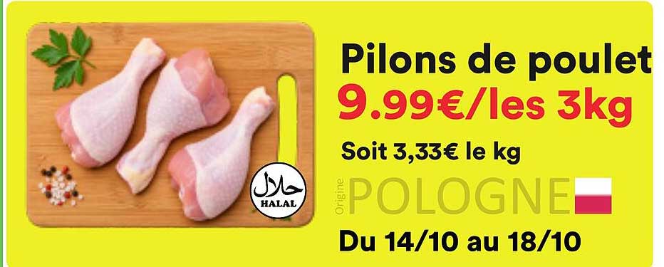Pilons de poulet