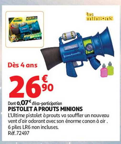 PISTOLET A PROUTS MINIONS