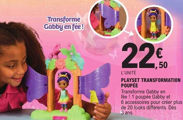 PLAYSET TRANSFORMATION POUPÉE