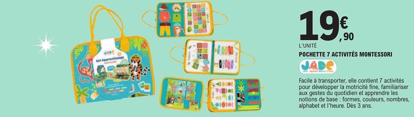 POCHETTE 7 ACTIVITÉS MONTESSORI