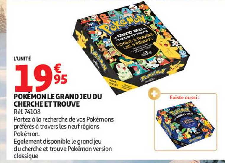 POKÉMON LE GRAND JEU DU CHERCHE ET TROUVE