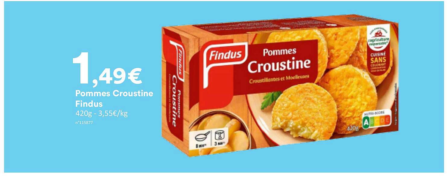 Pommes Croustine Findus