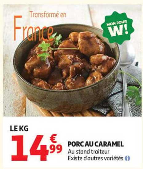 PORC AU CARAMEL