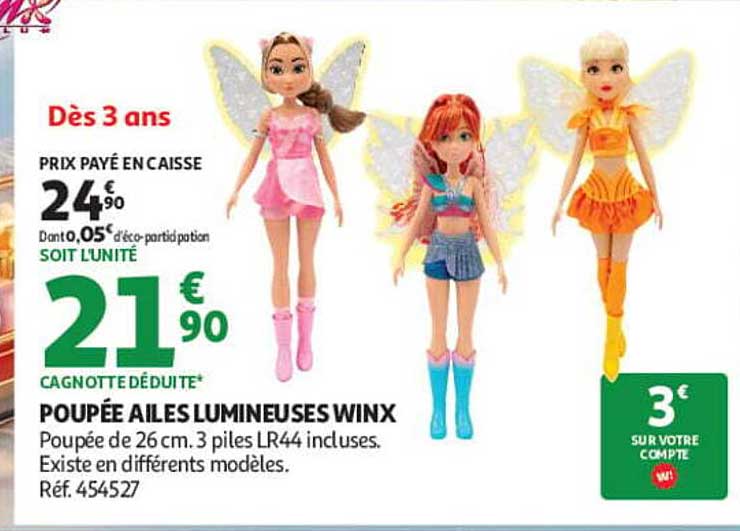 POUPÉE AILES LUMINEUSES WINX