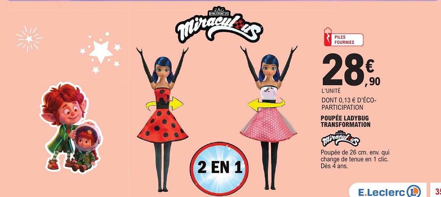 POUPÉE LADYBUG TRANSFORMATION