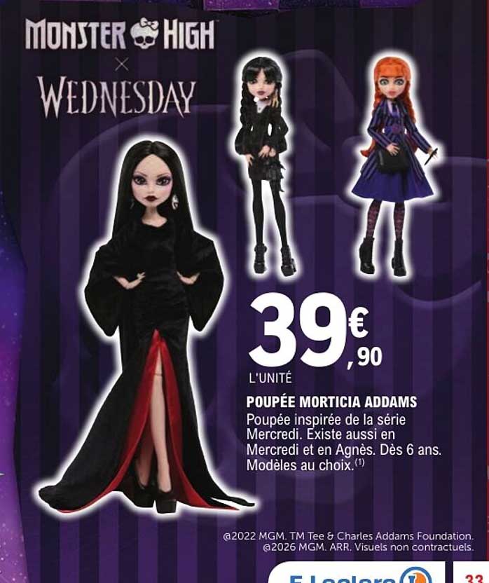POUPÉE MORTICIA ADDAMS