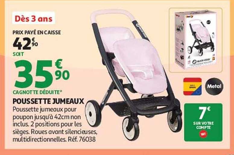 POUSSETTE JUMEAUX