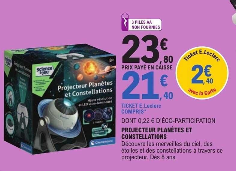 PROJECTEUR PLANÈTES ET CONSTELLATIONS