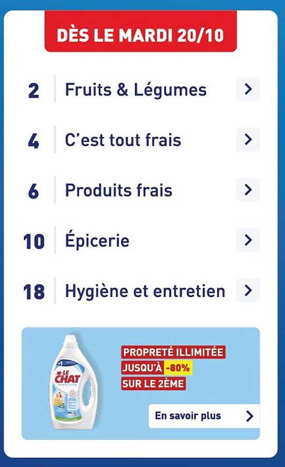 PROPRETÉ ILLIMITÉE JUSQU’À -80% SUR LE 2ÈME
