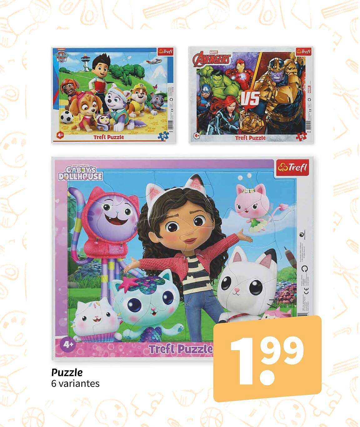 Puzzle 6 variantes