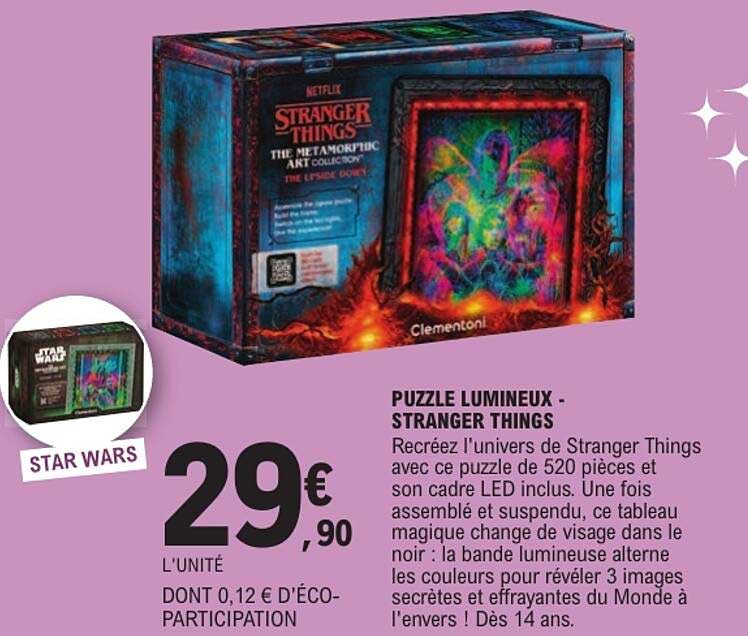 PUZZLE LUMINEUX - STRANGER THINGS