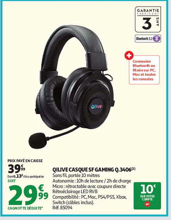 QILIVE CASQUE SF GAMING Q.3406(1)