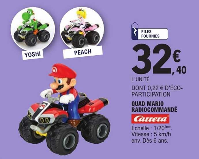 QUAD MARIO RADIOCOMMANDÉ