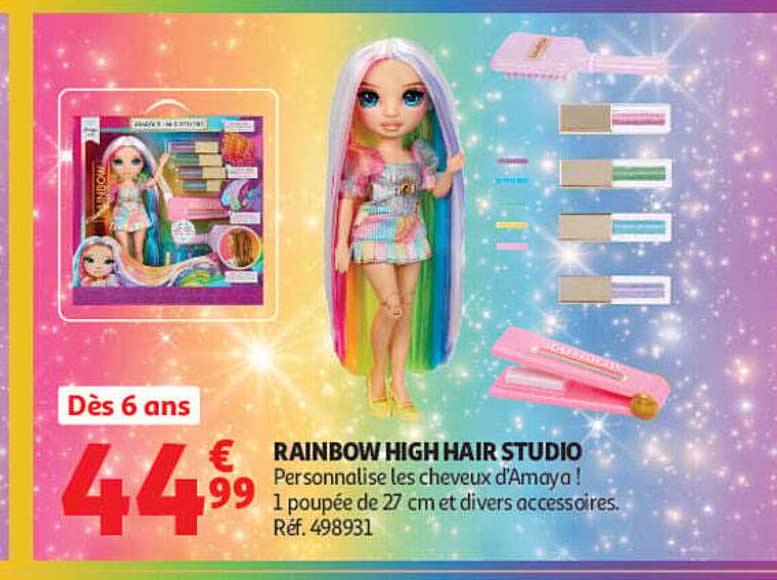 RAINBOW HIGH HAIR STUDIO